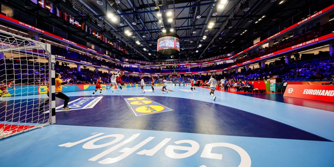 Gerflor leverde de sportvloeren voor het EK handbal voor vrouwen